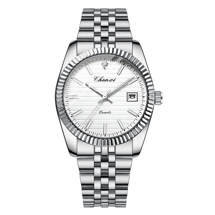 Business Calendar Luminous Waterproof Quartz Watch